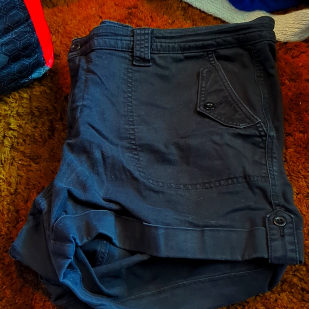 Torrid military twill shorts black